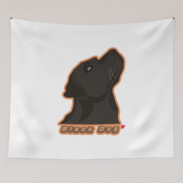 Item preview, black dog love t-shirt | black dog poster | I love dog poster  designed and sold by KARTICK DUTTA.