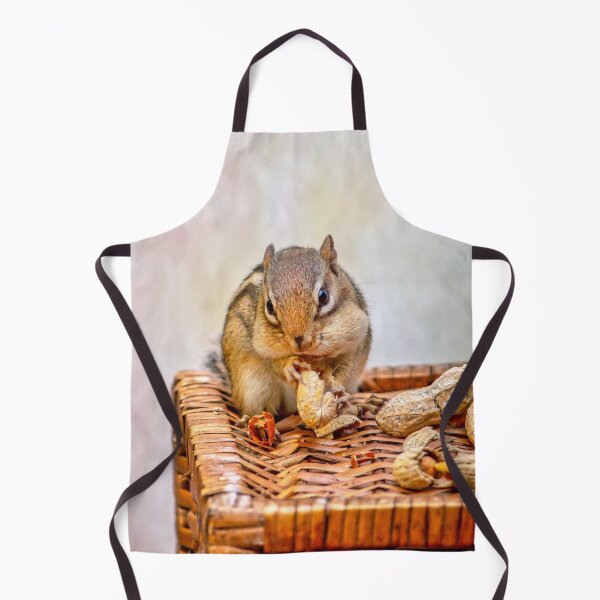 Item preview, Sweet chipmunk shares a peanut designed and sold by Susan Sheldon.