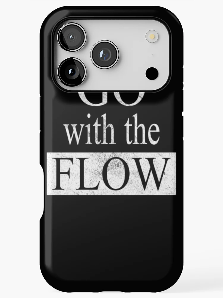 Thumbnail 1 of 4, iPhone Case, Go with the flow designed and sold by Raeolus.