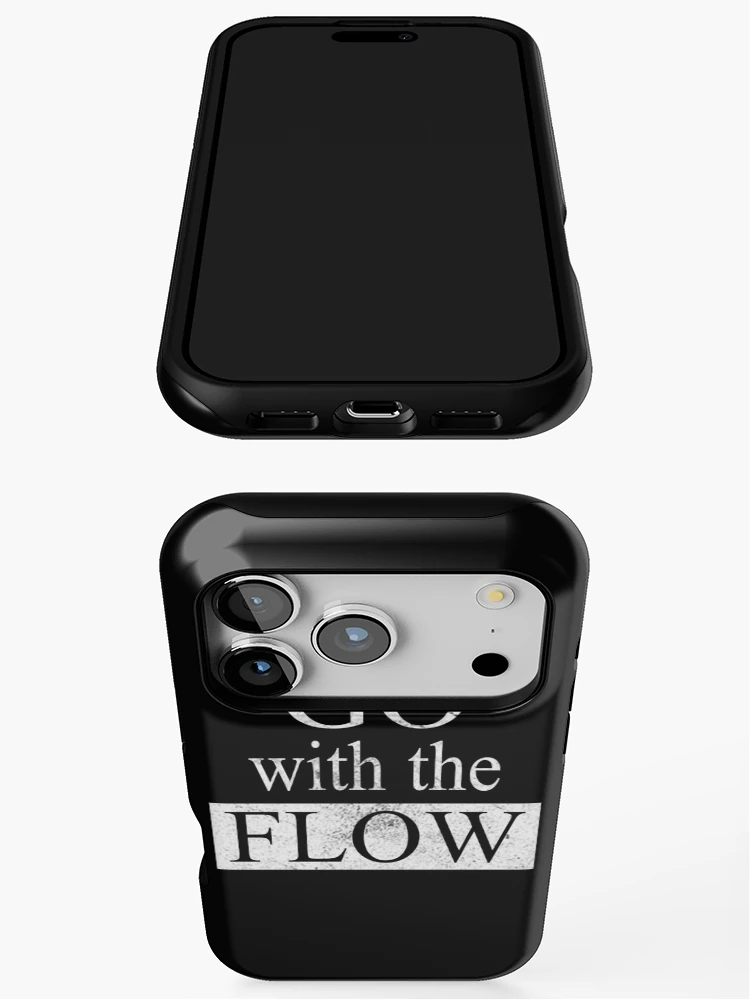 Thumbnail 3 of 4, iPhone Case, Go with the flow designed and sold by Raeolus.
