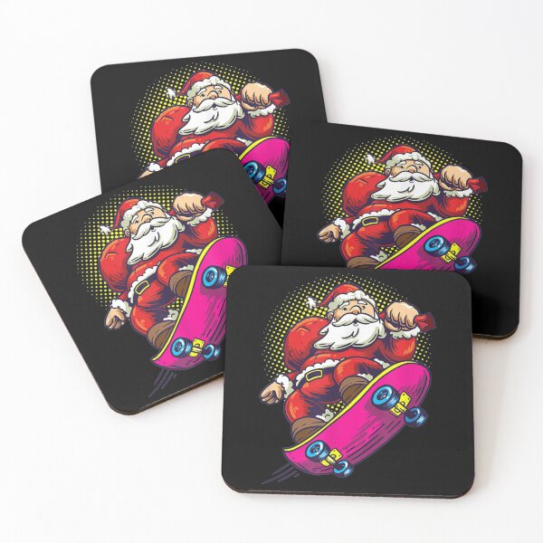 Item preview, Skateboarding Santa designed and sold by Dinaleroy.