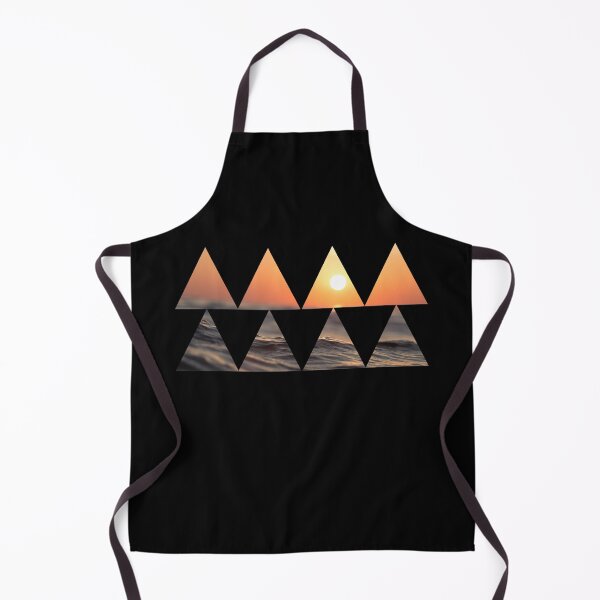 Item preview, Ocean Sunset Triangles - Modern Art Nature Aesthetic designed and sold by Dorkification.