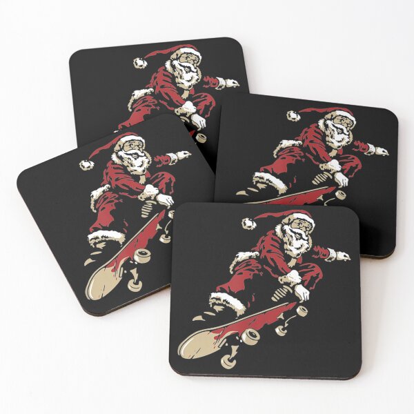 Item preview, Santa Claus On Skateboard Funny Christmas Gift designed and sold by Dinaleroy.