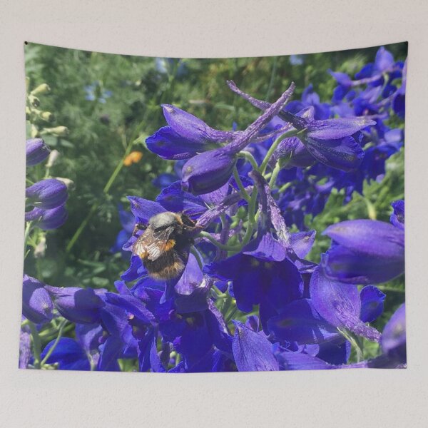 Item preview, Bee Bumbling Blue, Summertime II designed and sold by RoseAromas.