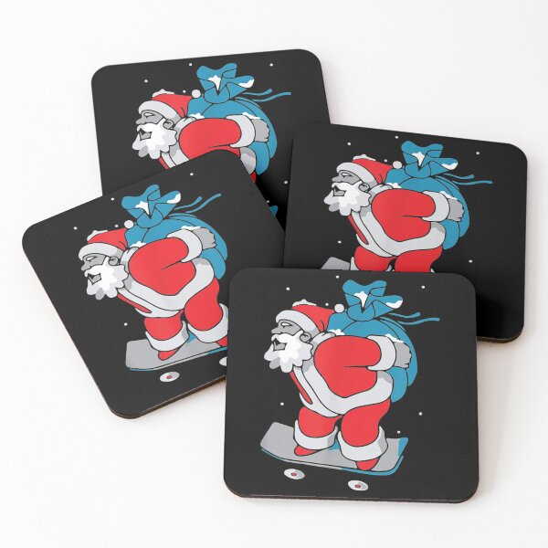 Item preview, Santa Claus On Skateboard Funny Christmas Gift designed and sold by Dinaleroy.