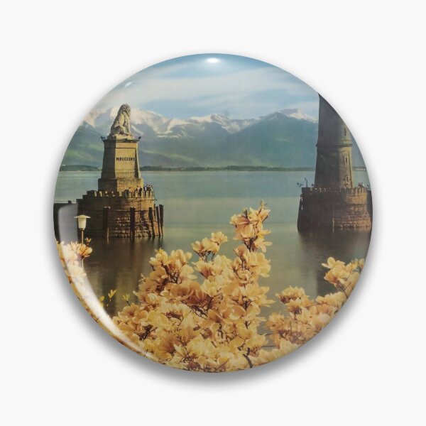 Item preview, retro classic Lindau im Bodensee poster designed and sold by CorasPosters.
