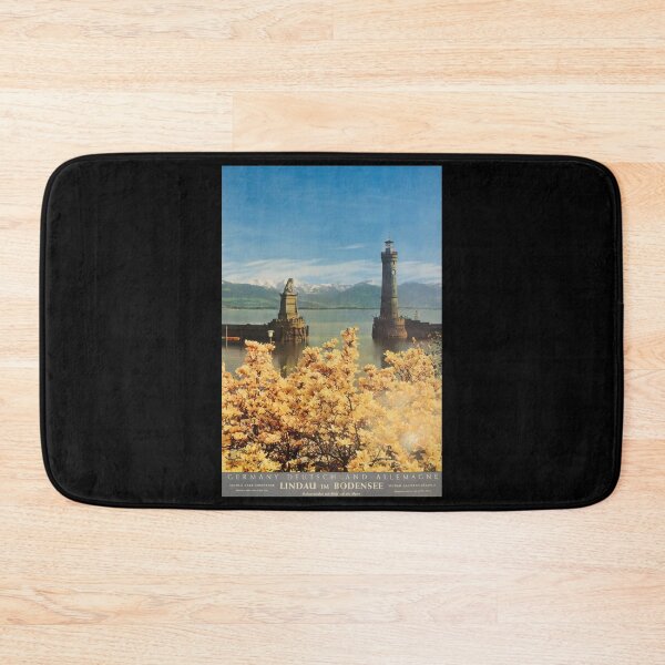 Item preview, retro classic Lindau im Bodensee poster designed and sold by CorasPosters.
