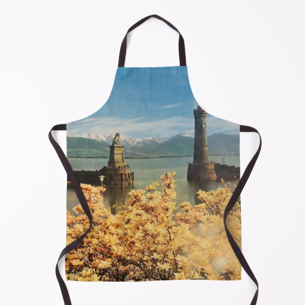 Item preview, retro classic Lindau im Bodensee poster designed and sold by CorasPosters.