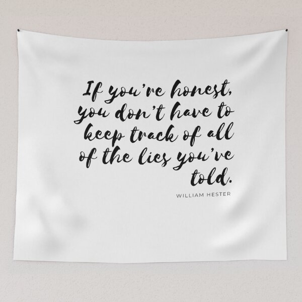 Item preview, If you’re honest minimalist quotation of my grandfather  designed and sold by Silver Sky by Janet.