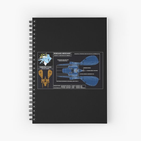 RENEGADE MERCHANT — SPEC SHEET Spiral Notebook