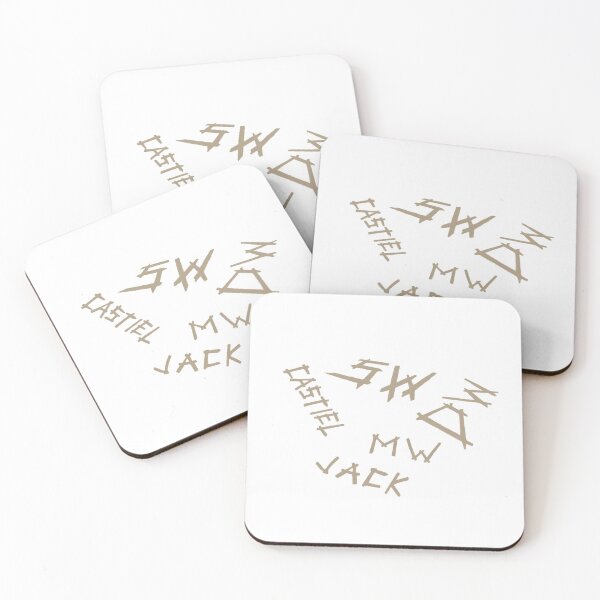 Item preview, Supernatural Team Free Will Sam Dean Mary Castiel Jack initials on table  designed and sold by Allysong21.