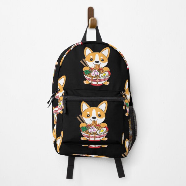 Item preview, Corgi Eating Ramen Cute Kawaii Noodles designed and sold by YueHeng Creates ⭐⭐⭐⭐⭐.