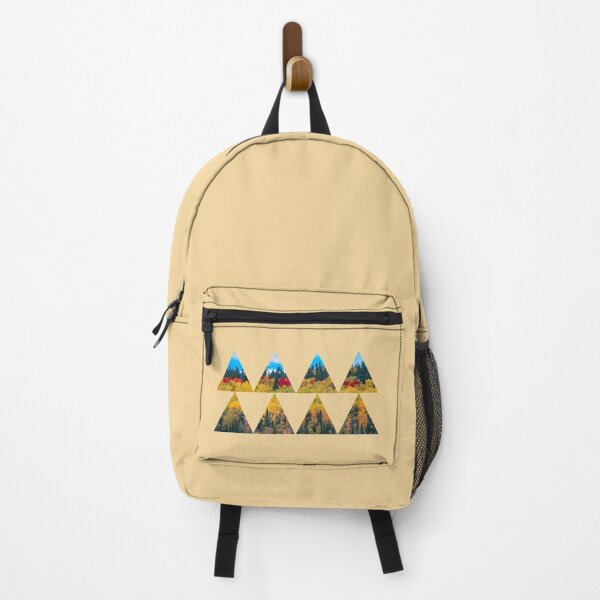 Item preview, Autumn Forest Pine Triangles - Modern Art Nature Aesthetic designed and sold by Dorkification.