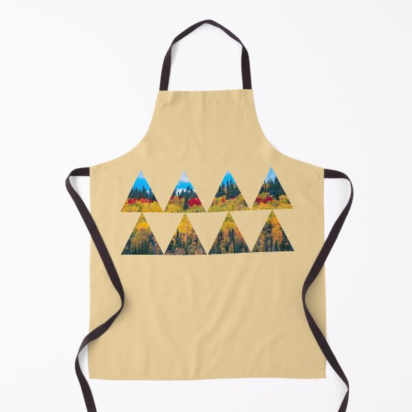 Item preview, Autumn Forest Pine Triangles - Modern Art Nature Aesthetic designed and sold by Dorkification.