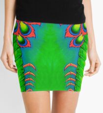 Neon Mantis Shrimp Mini Skirt