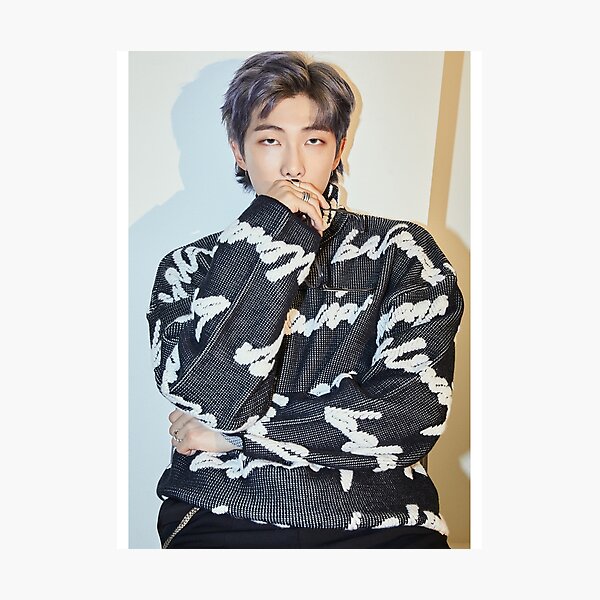 "BTS RM weverse magazine" Photographic Print by afatim ...