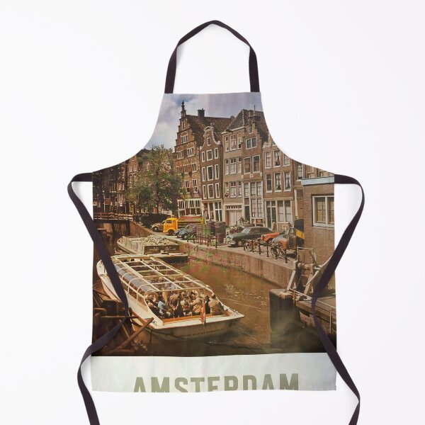 Aperçu de l'œuvre retro classic Amsterdam Holland poster créée et vendue par CorasPosters.