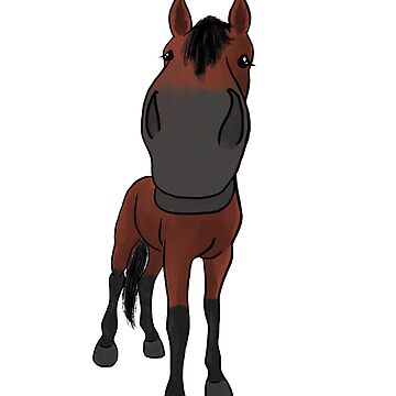 Artwork thumbnail, Big Nose Bodie - Warmblood Percheron by HorseFly Ranch