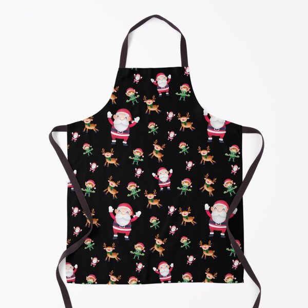 Item preview, Santa Claus, reindeer and elves pattern designed and sold by rubenarocho.