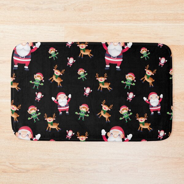Item preview, Santa Claus, reindeer and elves pattern designed and sold by rubenarocho.