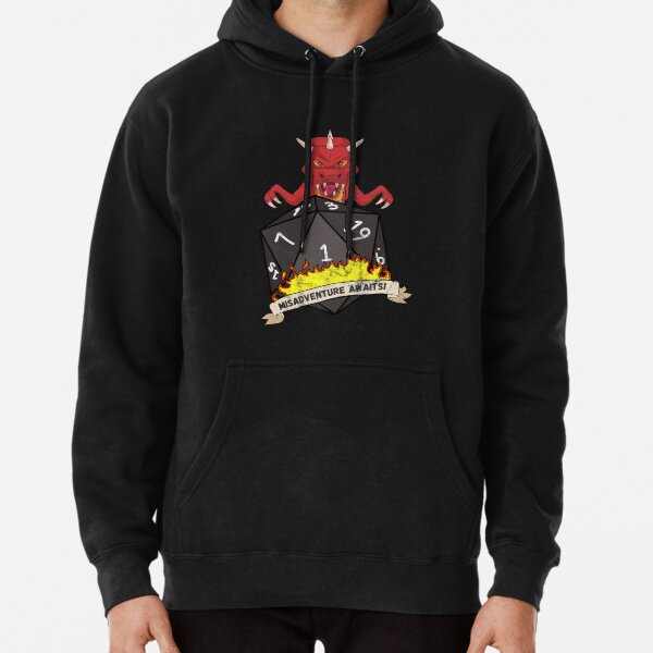 Misadventure Awaits (Distressed) Pullover Hoodie