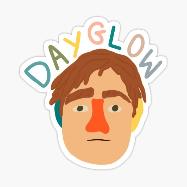 Dayglow Fuzzybrain Sticker