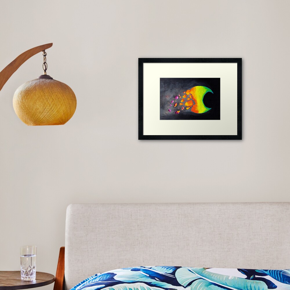 Item preview, Framed Art Print designed and sold by quietmeowdesign.