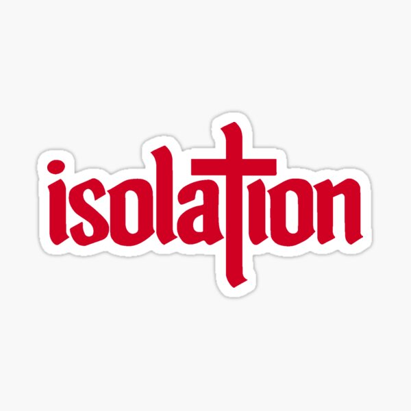 Kali Uchis Isolation Logo Red Sticker