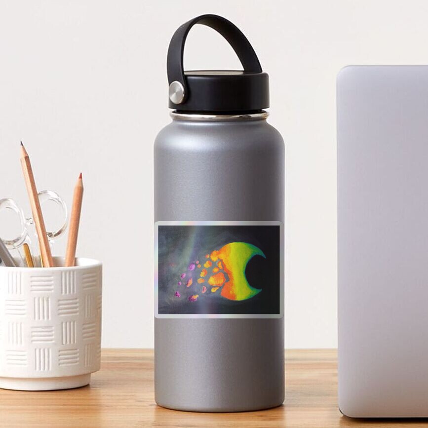 Item preview, Holographic Sticker designed and sold by quietmeowdesign.