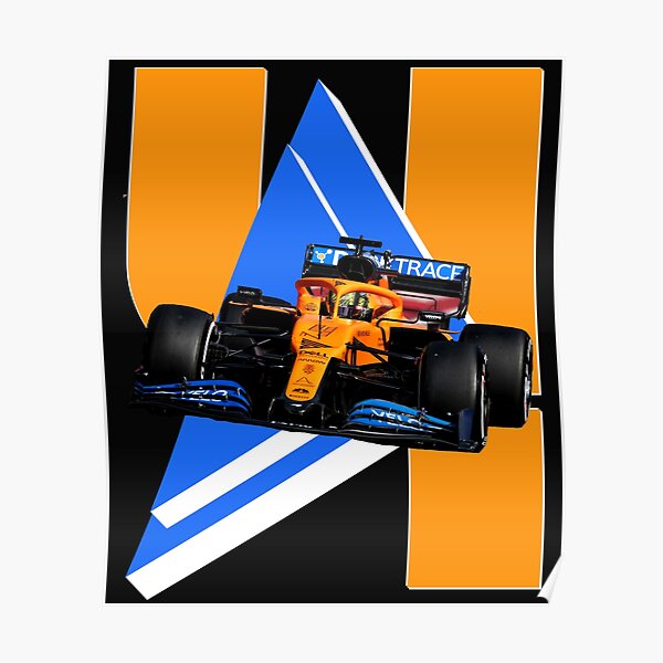 F1 INSPIRED FAN-ART MCLAREN- A4 POSTER PRINT TEAM LANDO LANDO NORRIS 