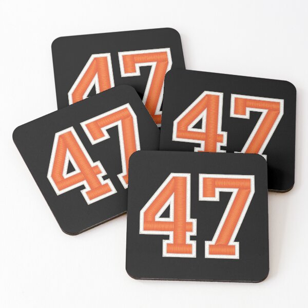 Item preview, Sports Number 47 Jersey forty-seven Orange designed and sold by elhefe.