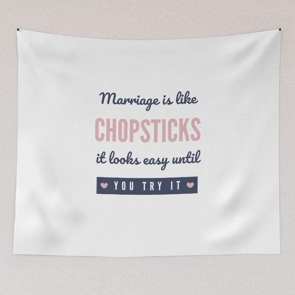 Item preview, Marriage is like chopsticks, chinese food designed and sold by daguilon.