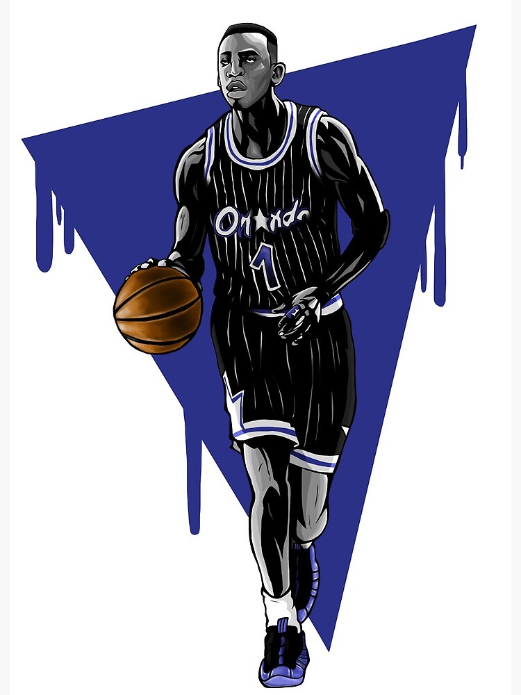 Penny Hardaway Retro Art Print