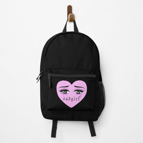 Item preview, Crying Sad Girl Anime Eyes Pink Heart designed and sold by Cici Garcia.