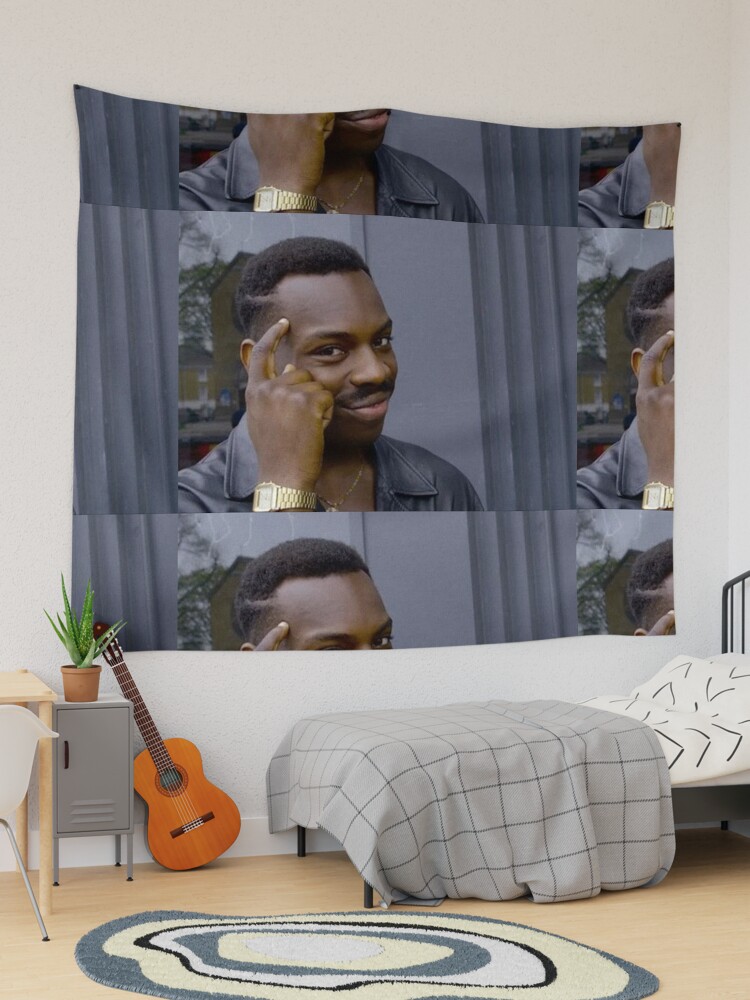 Black Guy Thinking Meme funny Poster for Sale by Hamed4U