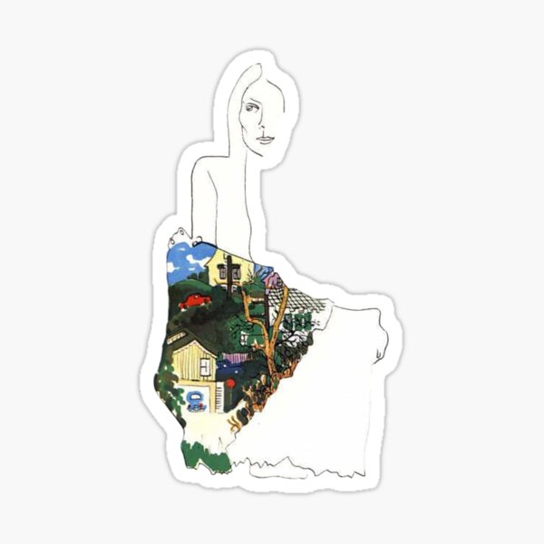 joni mitchell Sticker