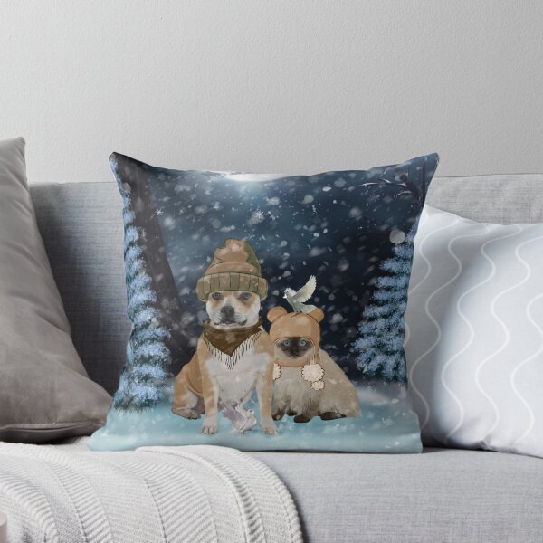 Item preview, Friends, cute dog with sweet cat designed and sold by nicky2342.