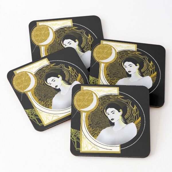 Item preview, Gold Foiled Woman (Black BG) designed and sold by faztheartnoob.