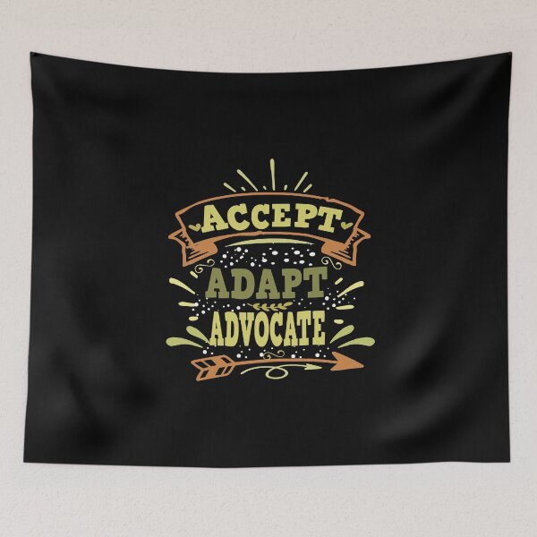 Item preview, Accept Adapt Advocate,funny gift designed and sold by buzz1days.