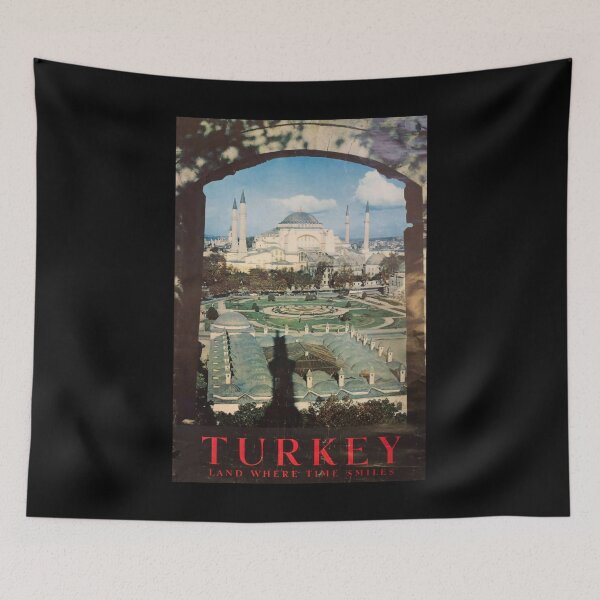 Artikelvorschau, retro classic Turkey poster entworfen und verkauft von CorasPosters.