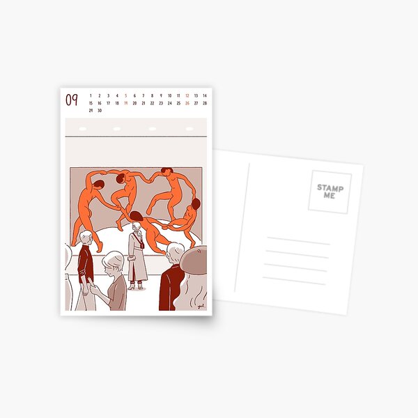 Item preview, Exhibition - 2021 Sep Calendar Card designed and sold by yulri.