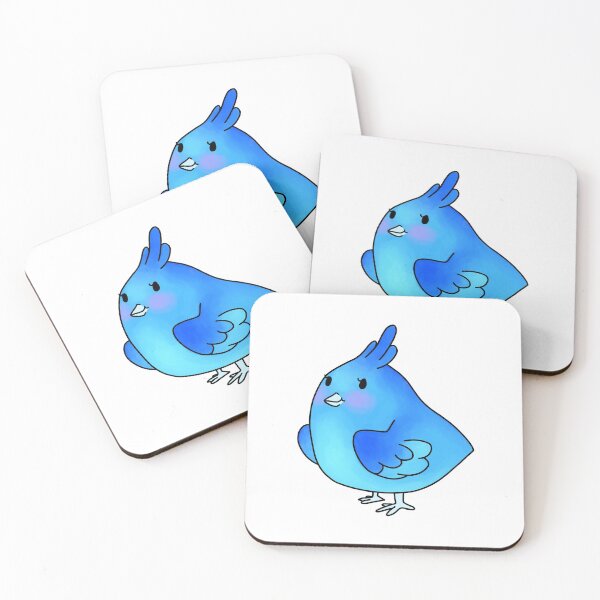 Item preview, Chubby Little Blue Bird designed and sold by AlenaBelle.