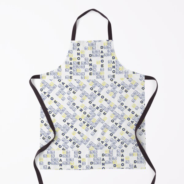 Item preview, Dance Chinese calligraphy 舞 blue yellow slant slimming pattern designed and sold by Kudos5678.