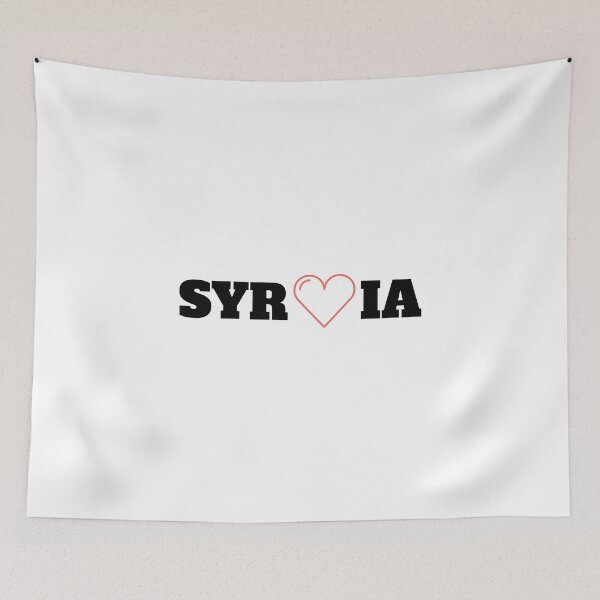Item preview, SYRIA NAME WITH A RED HEART designed and sold by ArabCorner.