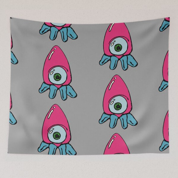 Item preview, Kawaii Pink And Blue Squid designed and sold by Chubuter.