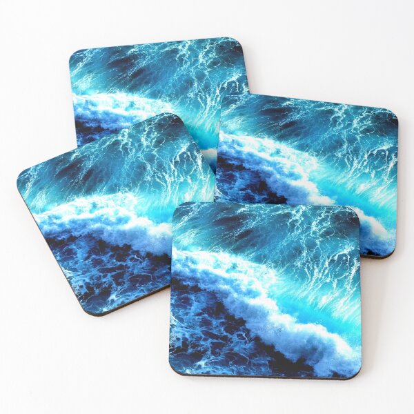 Item preview, Blue Ocean Waves designed and sold by HEERYAK.