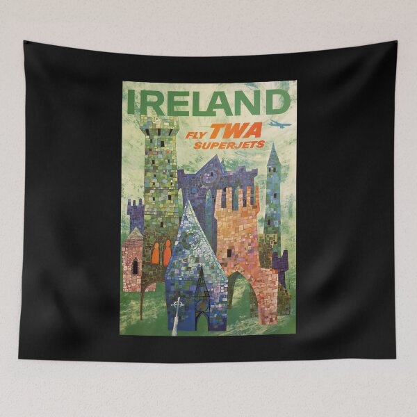 Item preview, retro classic Ireland poster designed and sold by CorasPosters.