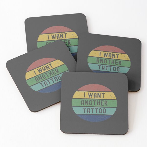 Item preview, I Want Another Tattoo - Cool Distressed Sunset Novelty Graphic designed and sold by Dorkification.