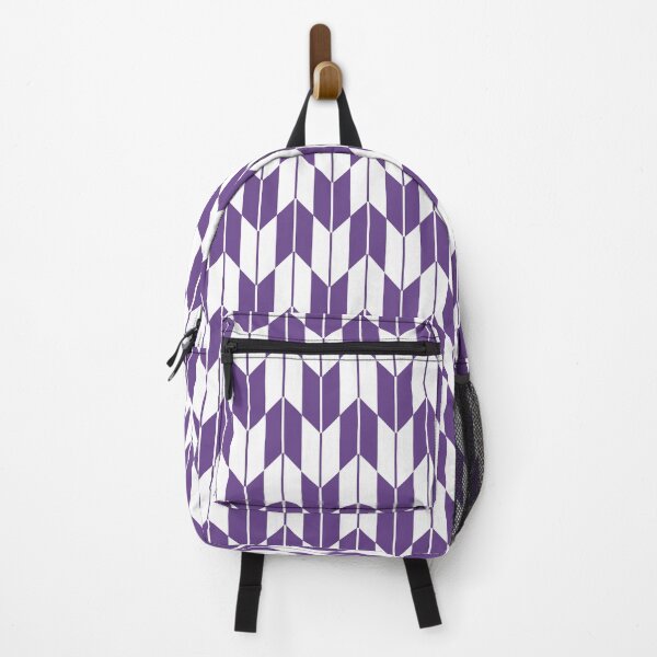 Item preview, Purple and White Yagasuri Traditional Japanese Pattern #2 designed and sold by Heedee Design.