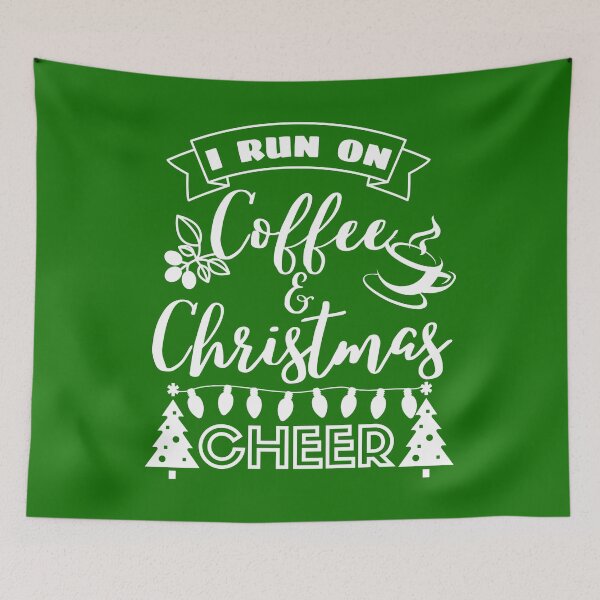 Item preview, I Run On Coffee and Christmas Cheer,Christmas shirt. designed and sold by Babe3955.